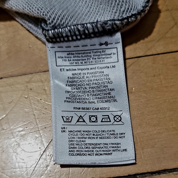 Adidas Originals Women's S Limited Edition Polka Dot Sweatshirt Black & White - Picture 3 of 3